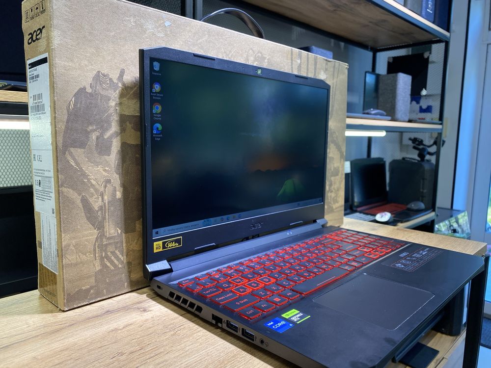 Ноутбук Acer Nitro 5, Core i5-11400H/16GB/SSD512GB/RTX3050, 10416/A10