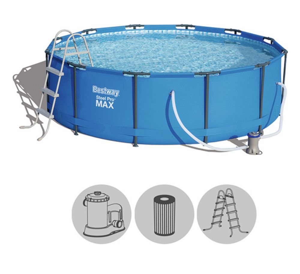 Бассейн каркасный Bestway steel pro max 56418