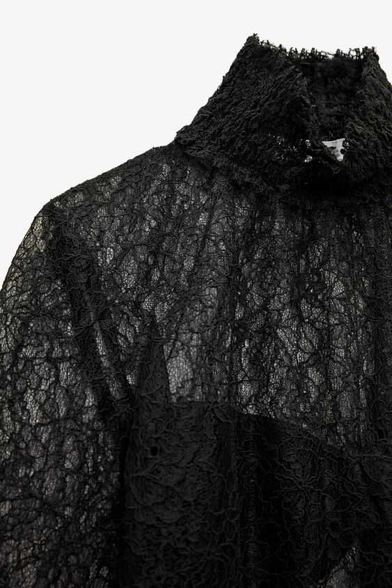 Блузка кружевная Zara НОВАЯ
