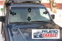 Новые молдинги лобового стекла Паджеро 2 Pajero Монтеро Montero