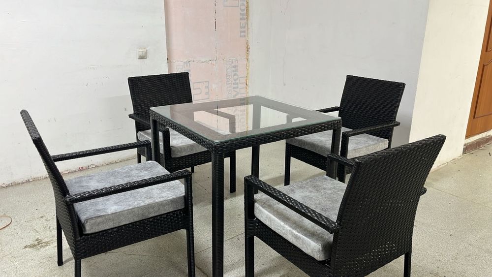Плетенная садовая мебель из эко ротанга в наличии и на заказ
