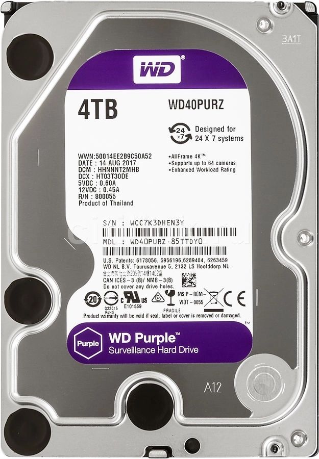 Продам новый HDD 4 ТБ (3.5”, SATA)