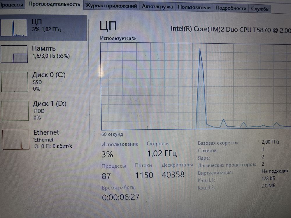 Продам ноутбук Compaq 610