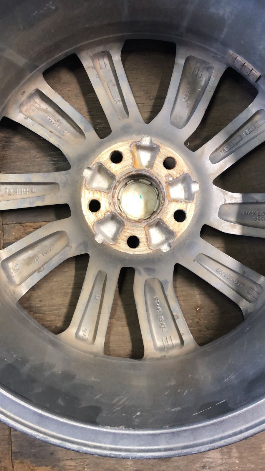 JEELY диск r18×7j 45 вылет 1 шт на запаску, ровный