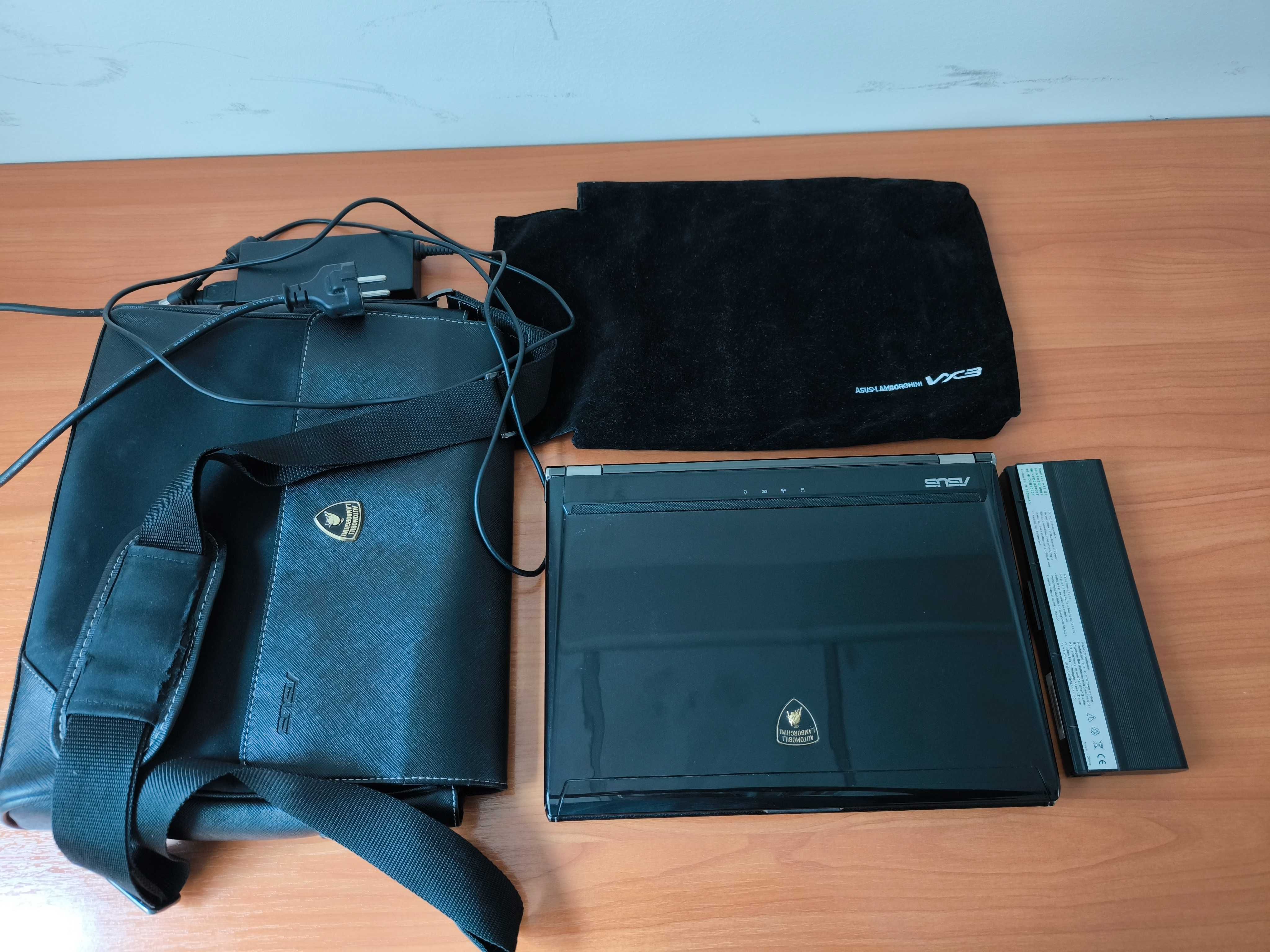 Ноутбук Asus Lamborghini VX3, антиквариат, полный комплект, windows 7