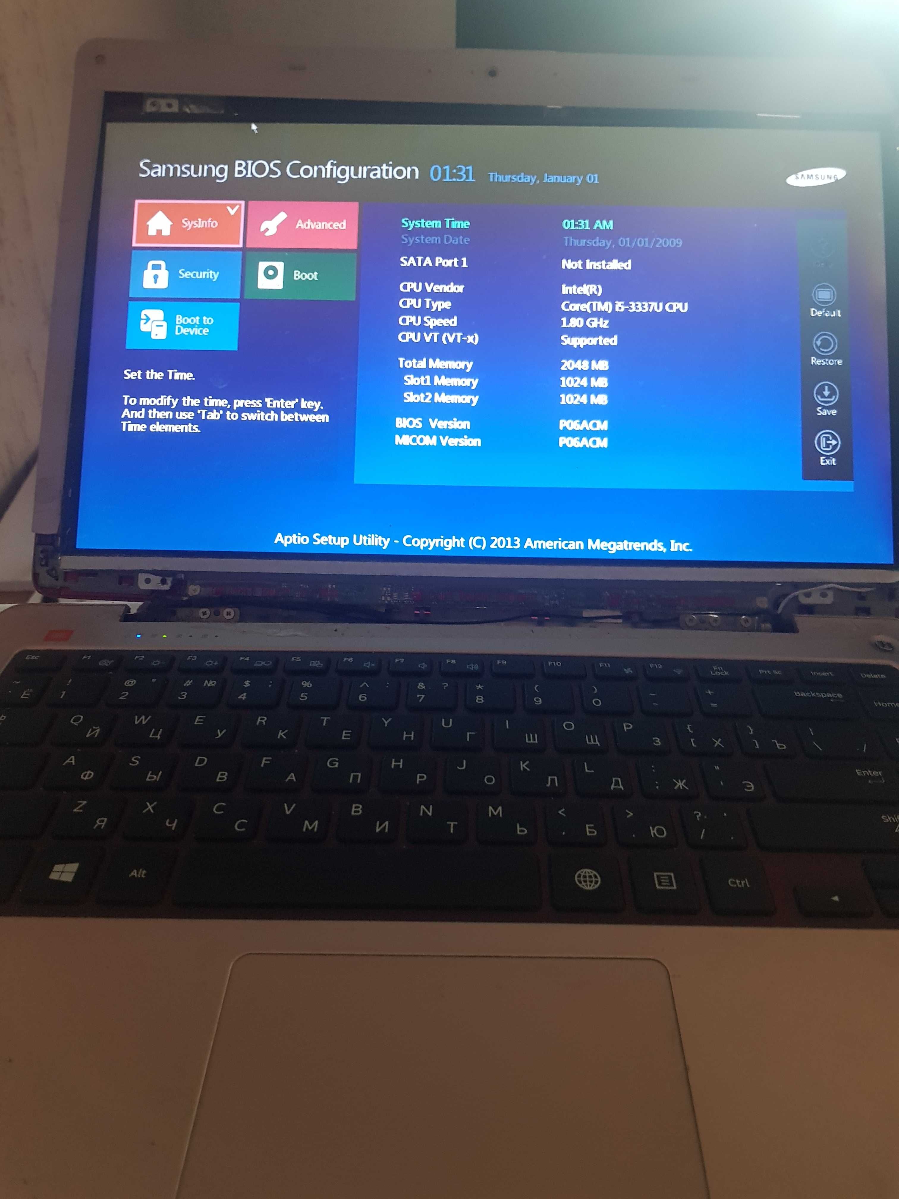 Ноутбук Samsung i 5 NP530 U4E (по запчастям или целиком)