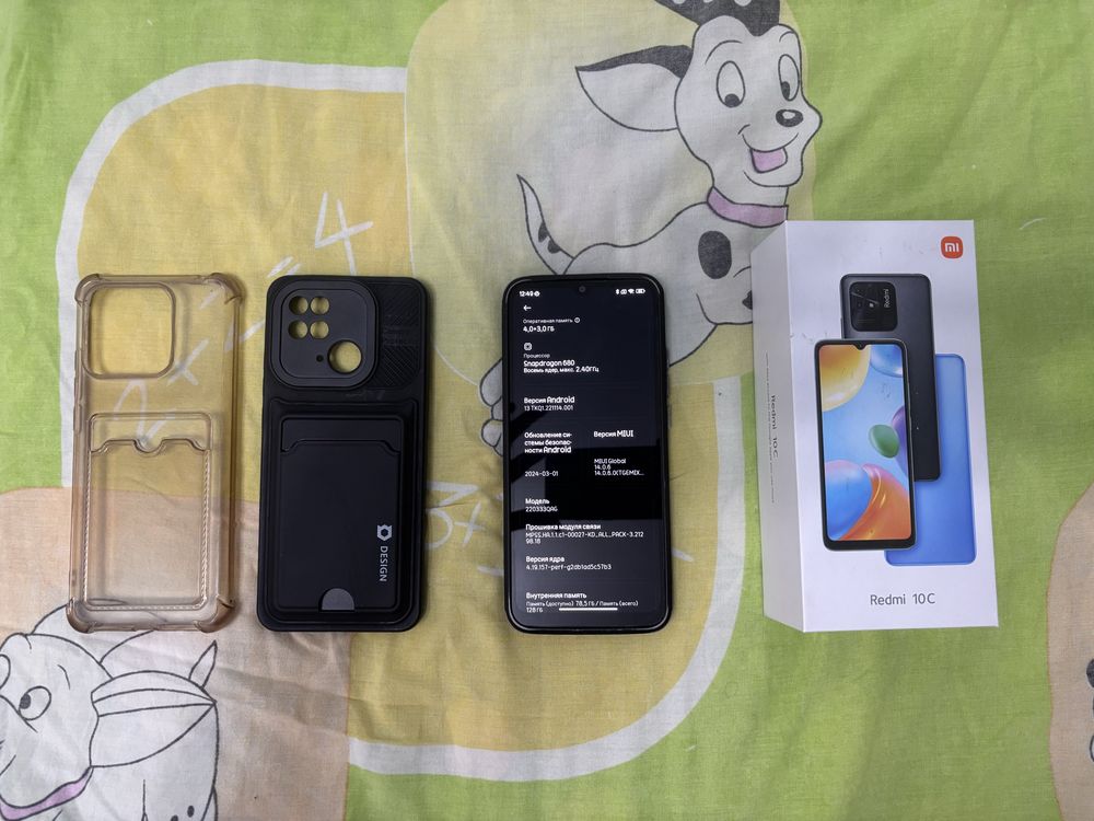 Продам телефон Xiaomi Redmi 10C 128gb