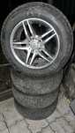 Диски AMG на мерседес R16 разбалтовка 5*112 с резиной 225/65/16