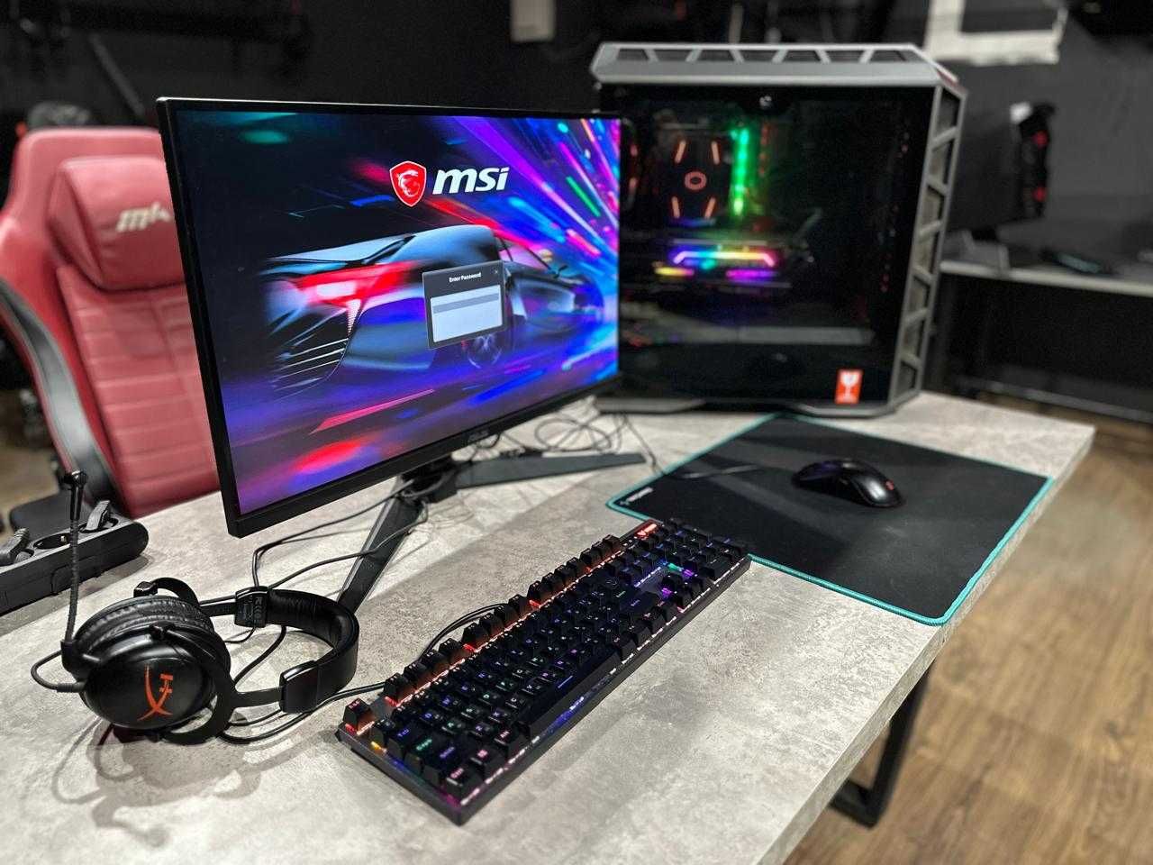 Продам игровой компьютер с монитором 165 гц, core I7-8700K, RTX 2070