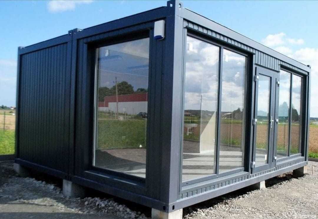 Торговый павильон 6×3 | Утеплённый киоск с окнами