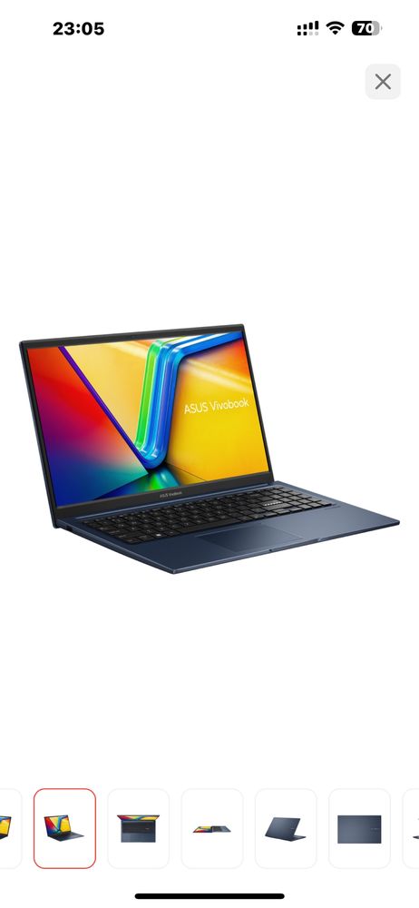Продам ноутбук ASUS Vivobook 15 X1504ZABG1143 / 512 гб Без ОС 90NB1021