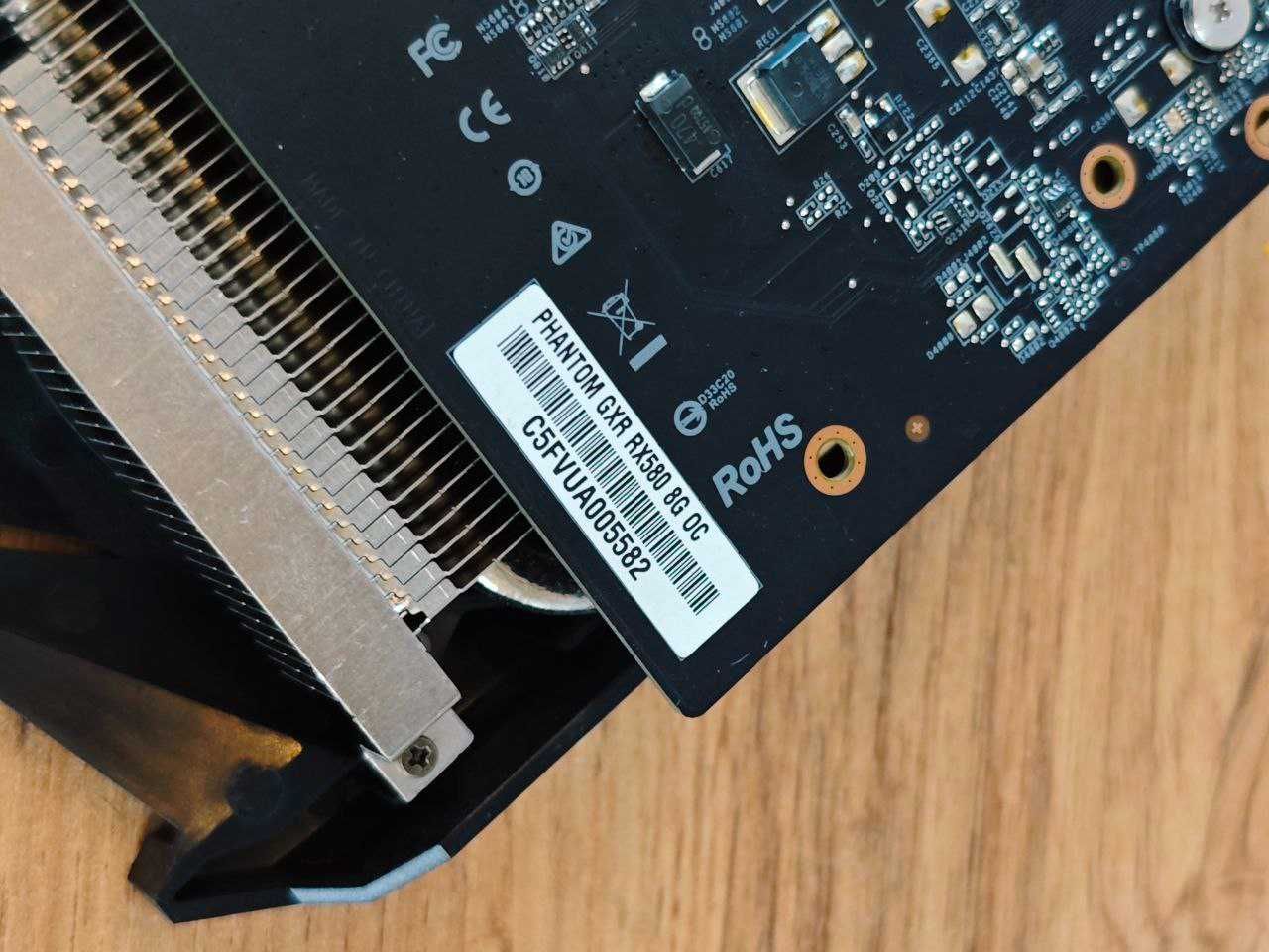 Видеокарта RX 580 Phantom Gaming X OC Asrock AMD Radeon