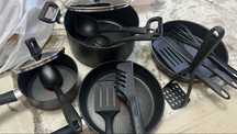 Новый оригинальный набор посуды Tefal Flavor Force-сковороды, кастрюли