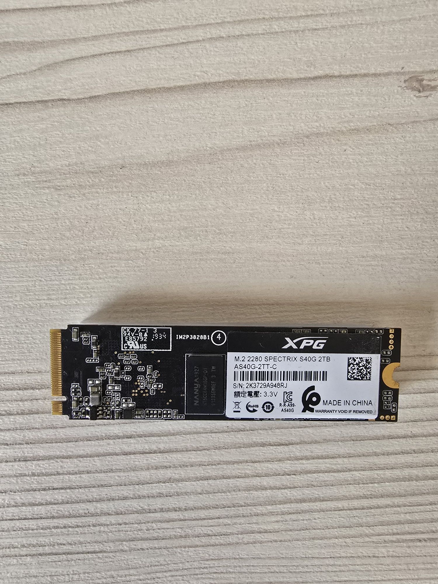 Ssd m2 xpg spectrix 2tb