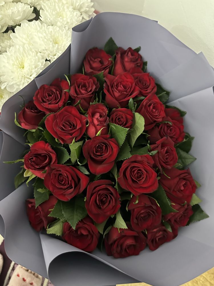 цветы/ роза 1 метр, хризантема