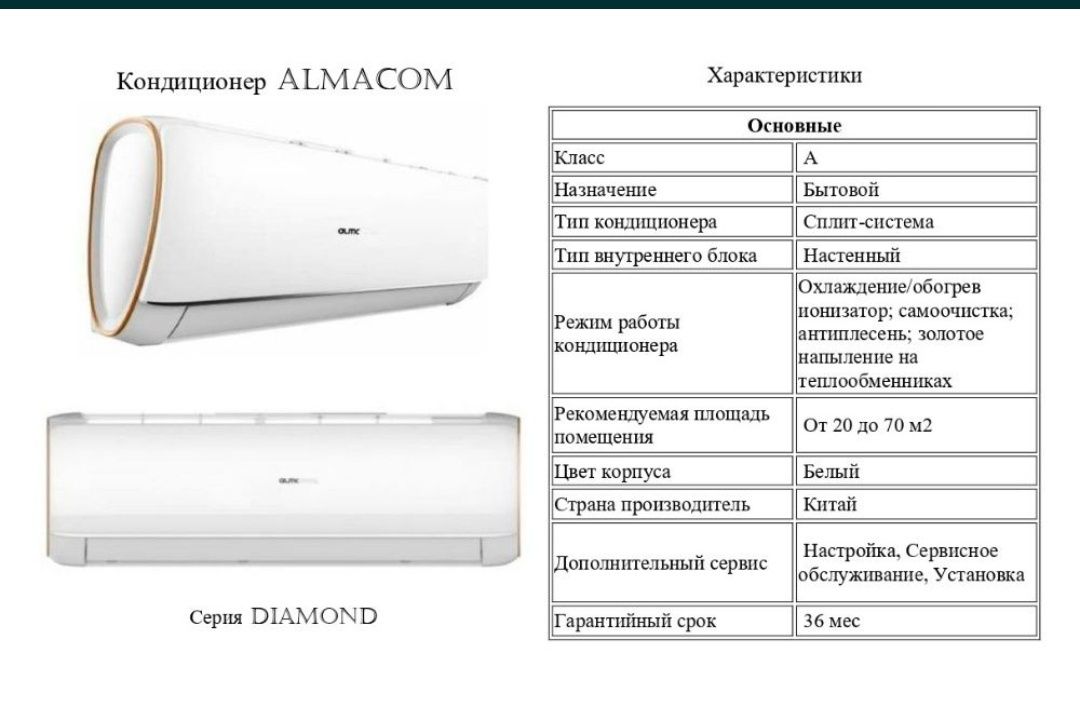 Кондиционер в дом, офис, квартиру, магазин. кафе. Доставка. Установка