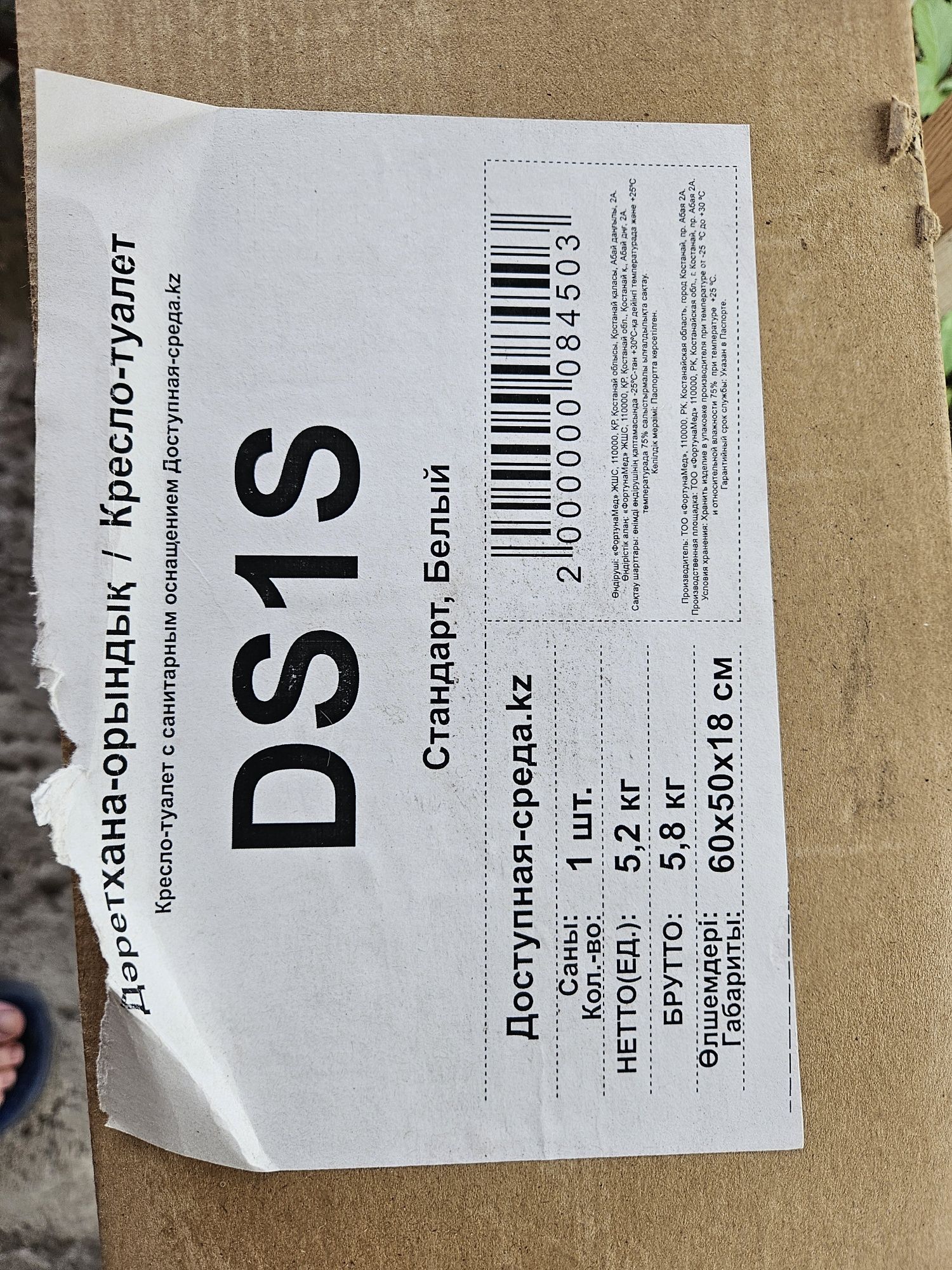 Кресло-туалет DS1S