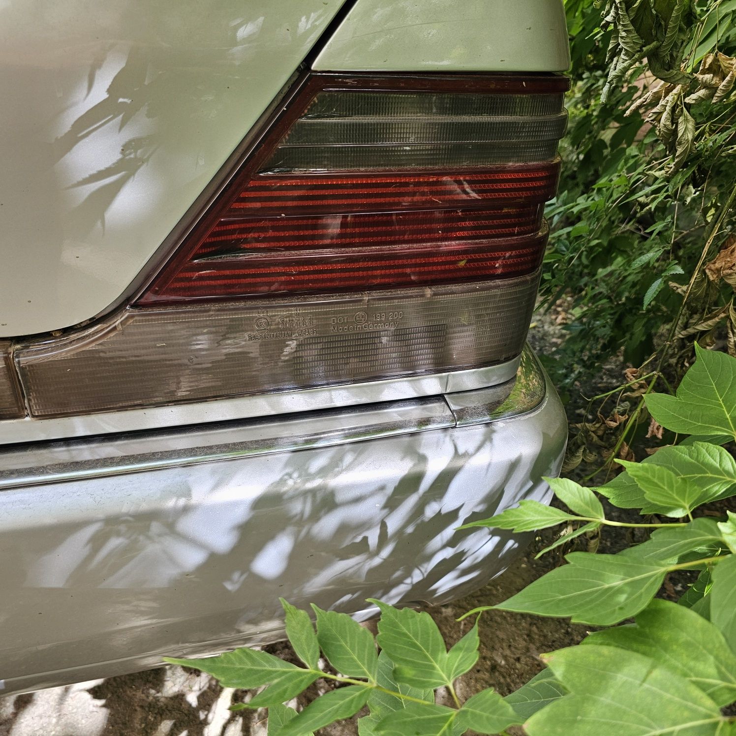 Фары перед и зад для w140