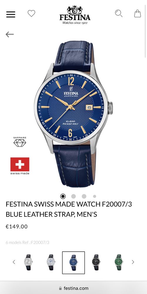 FESTINA swiss made watch