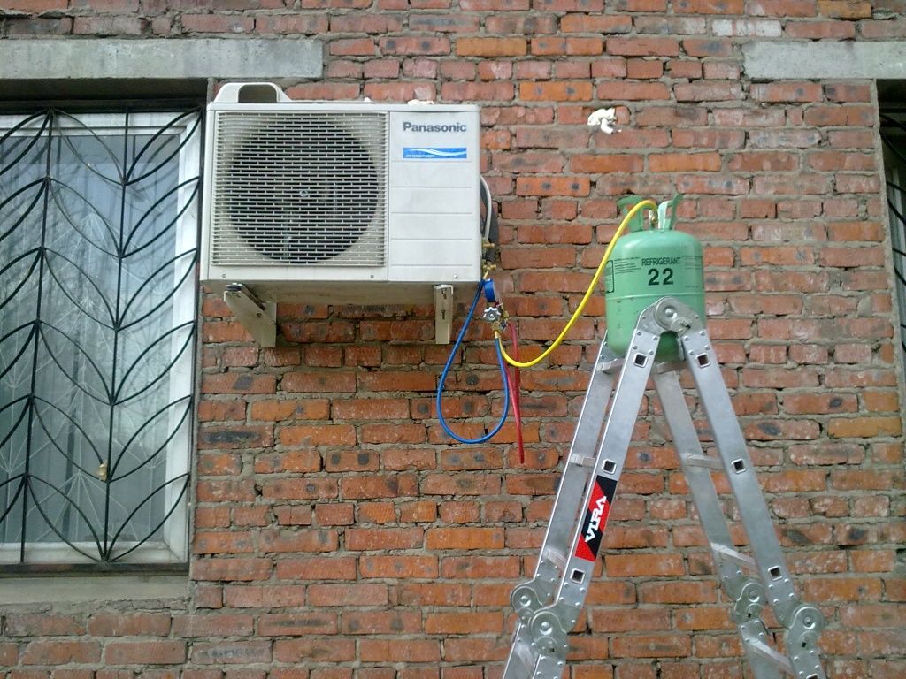 Чистка кондиционера заправка фреоном r22 r410a ремонт пульты Алматы