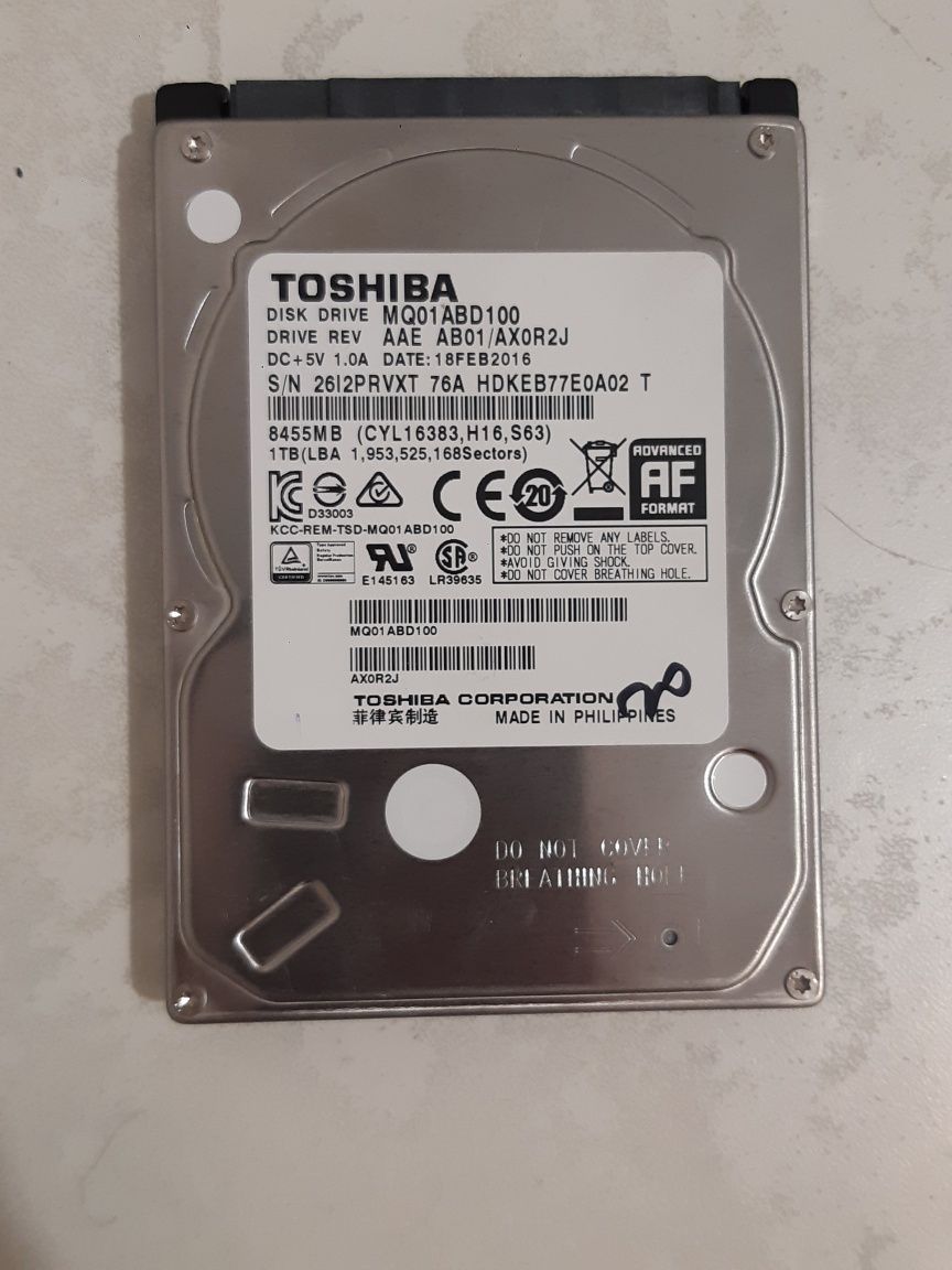 HDD 320 Gb В идеале 100%