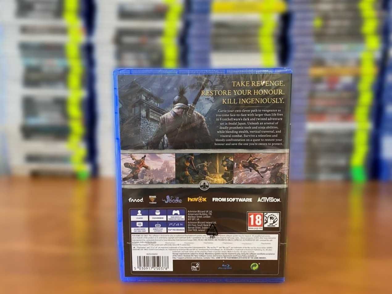 НОВЫЙ Sekiro Shadows Die Twice  + Допы GOTY PS4/PS5 Большой Выбор Игр