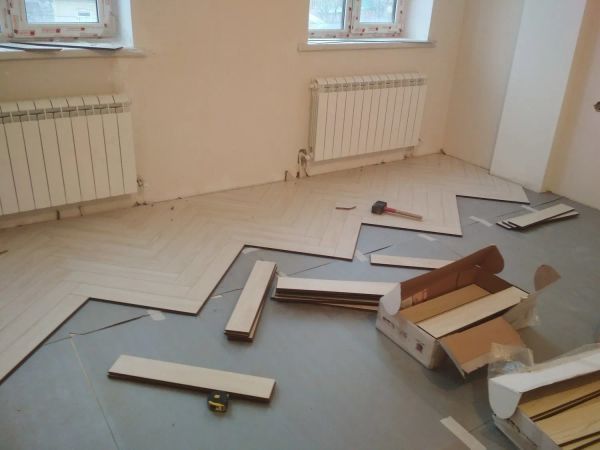 Укладка ламината, линолеума, кварц винила, 100% качество работ