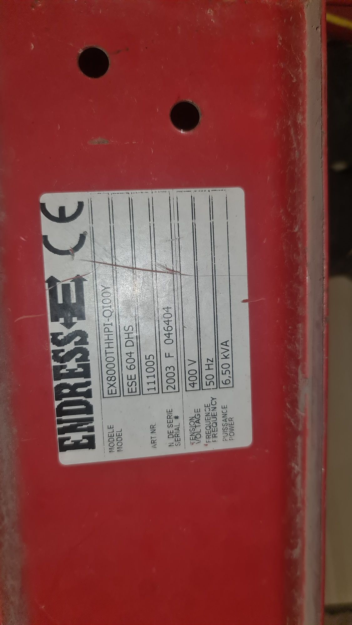 Трехфазный бензиновый генератор Endress ex 8000
6.5 квт двиг honda