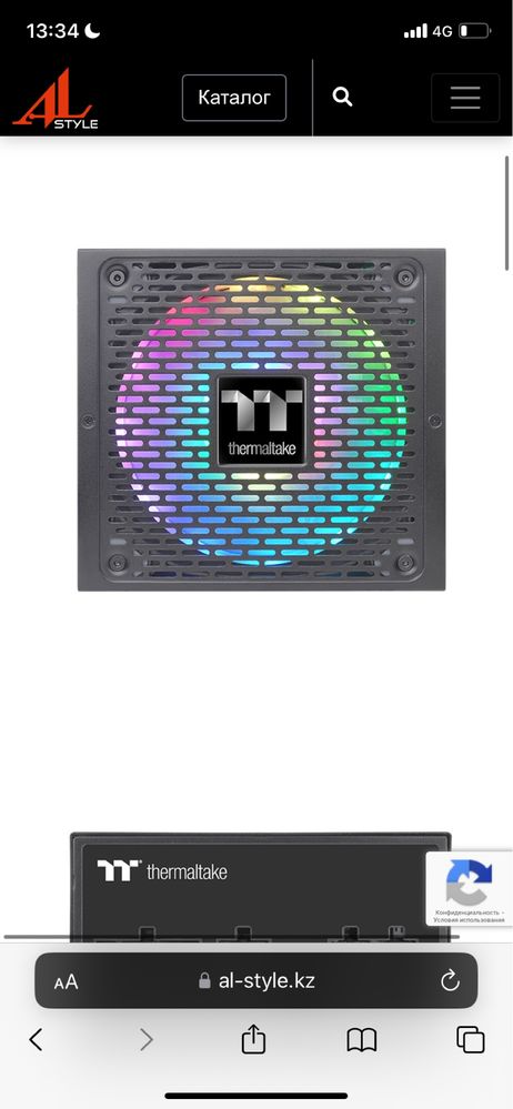 продам блок питания thermaltake toughpower gf1 argb