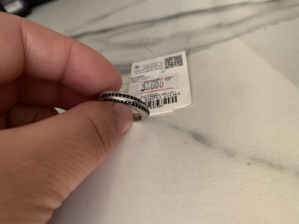 Продам серьги, кольцо. оригинал 925 swarovski