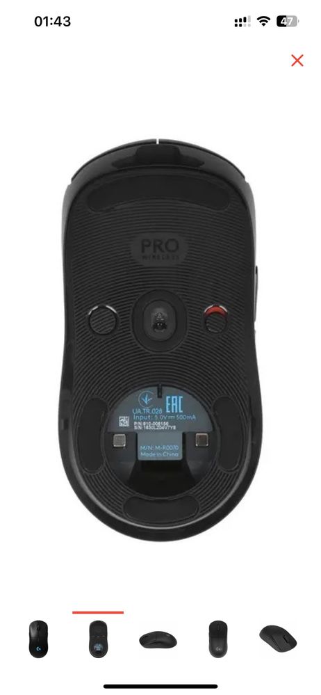 Продается мышка Logitech G pro Wireless