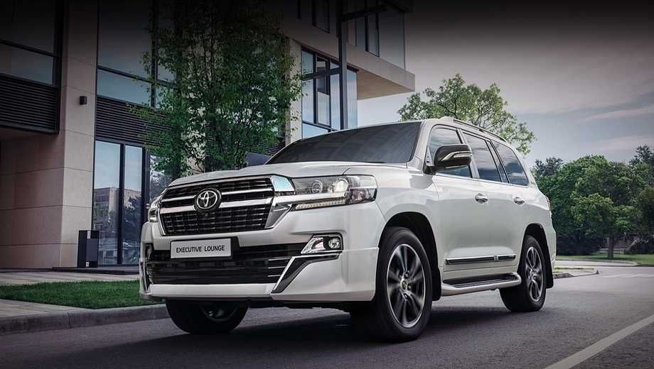 Передняя накладка (губа, юбка) Toyota LC 200 Executive Lounge 2021