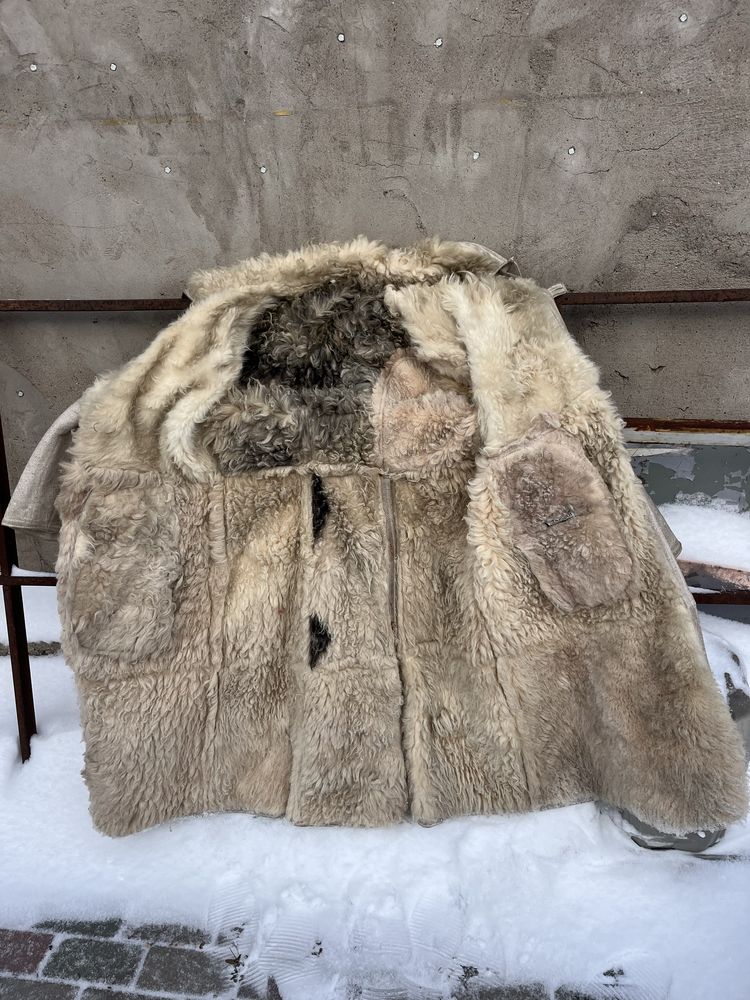 Әскер тон монголский таза кой теріден жасаган