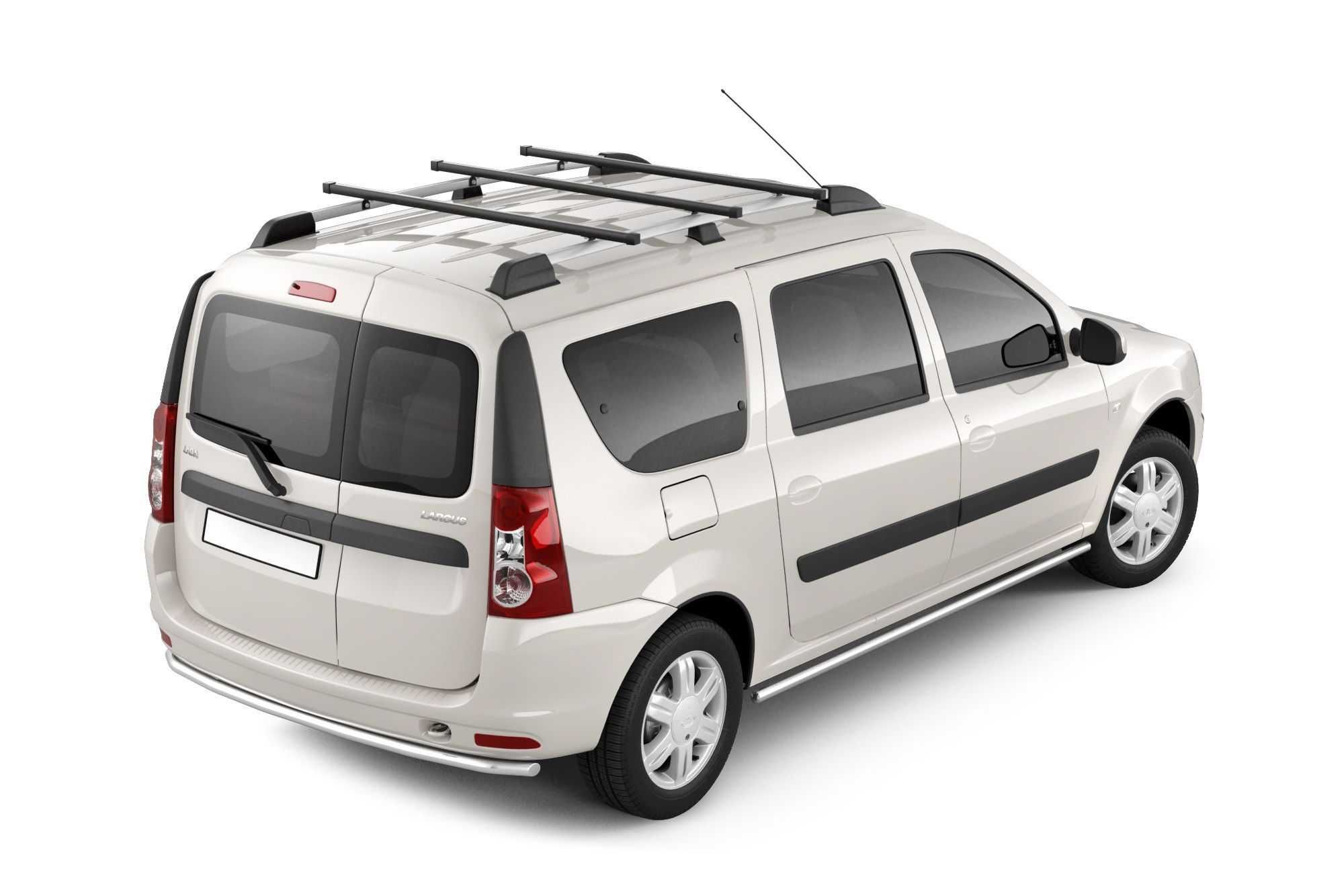 Рейлинги усиленные с тремя поперечинами на LADA Largus от 2012