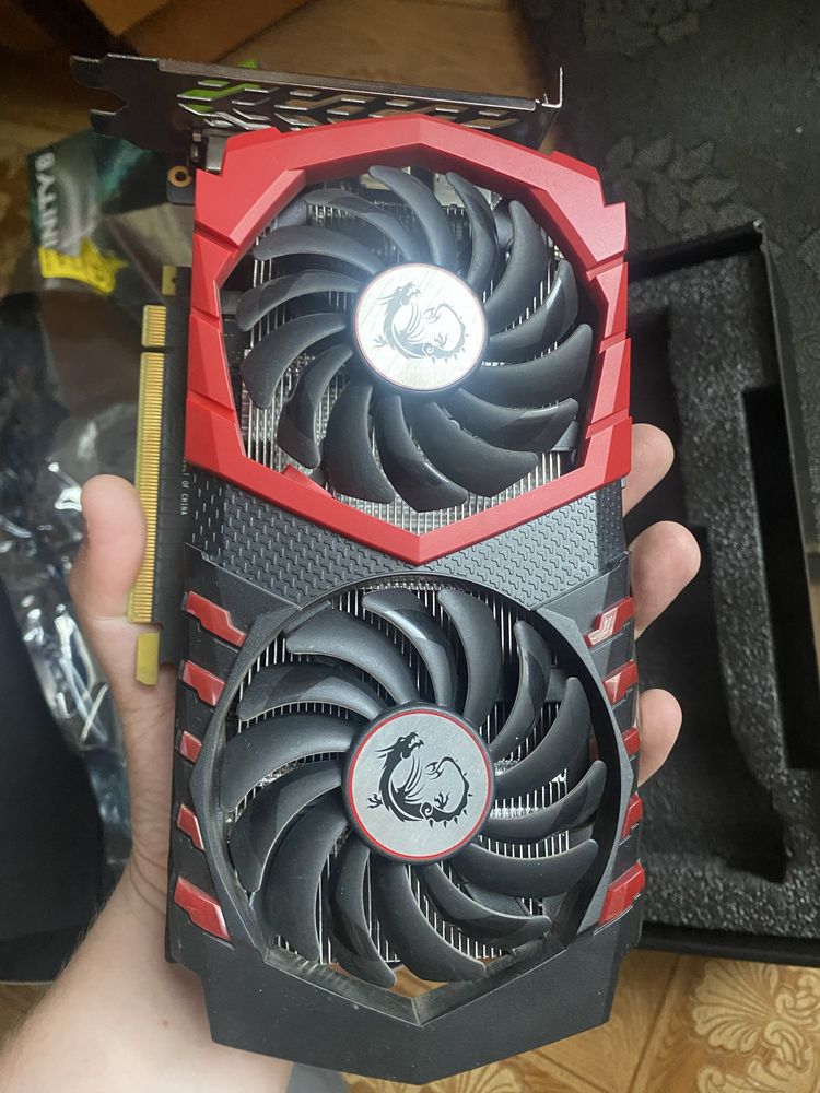 Рабочая Nvidia GeForce GTX 1050 TI от MSI