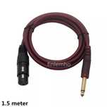 Аудио кабель XLR мама на Jack 6.3. Фирменный. Алматы