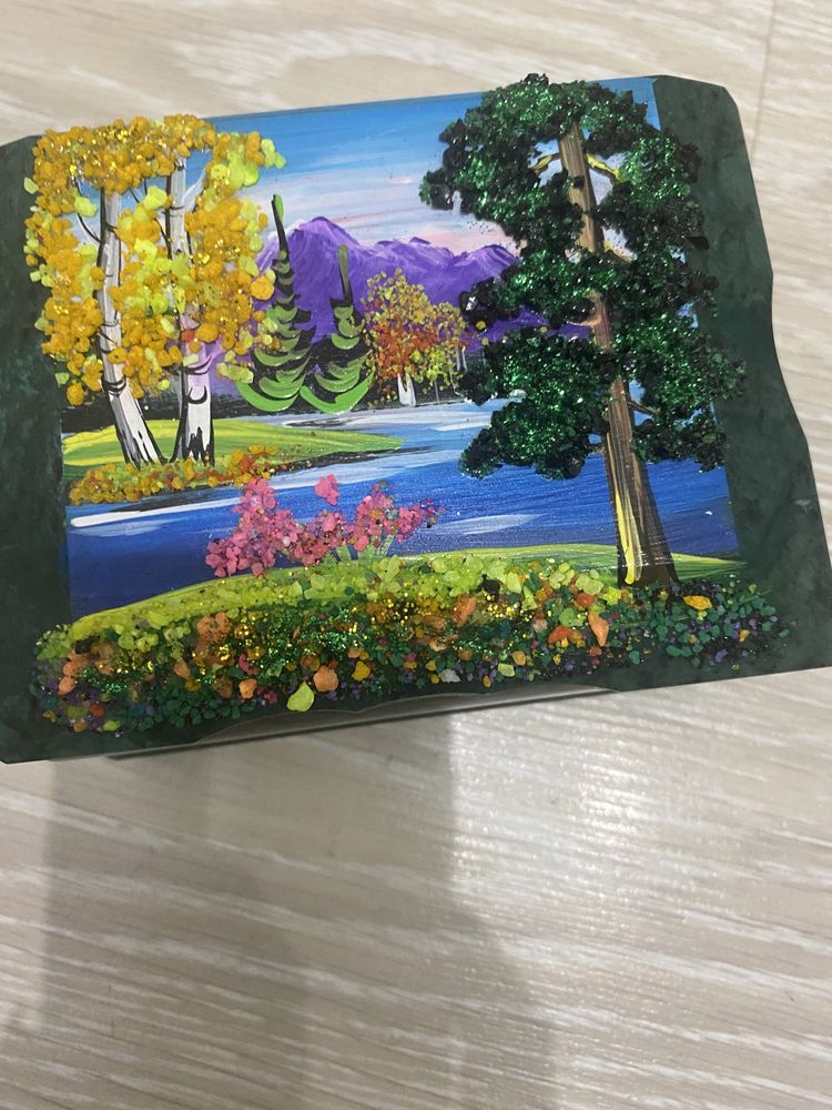 Шкатулка из натурального камня