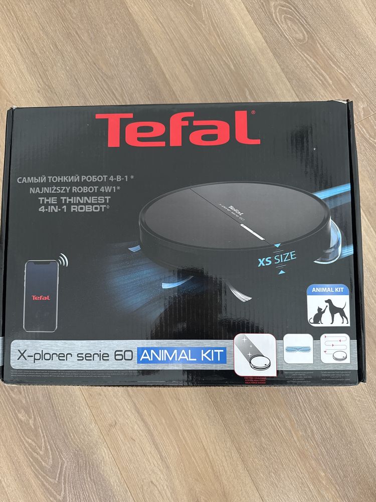 Робот пылесос Tefal x-plorer 60