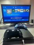 Playstation 4 Слим Игрыми Фифа25 Уфс4, МК11, Гта5 и др 2 джойстик