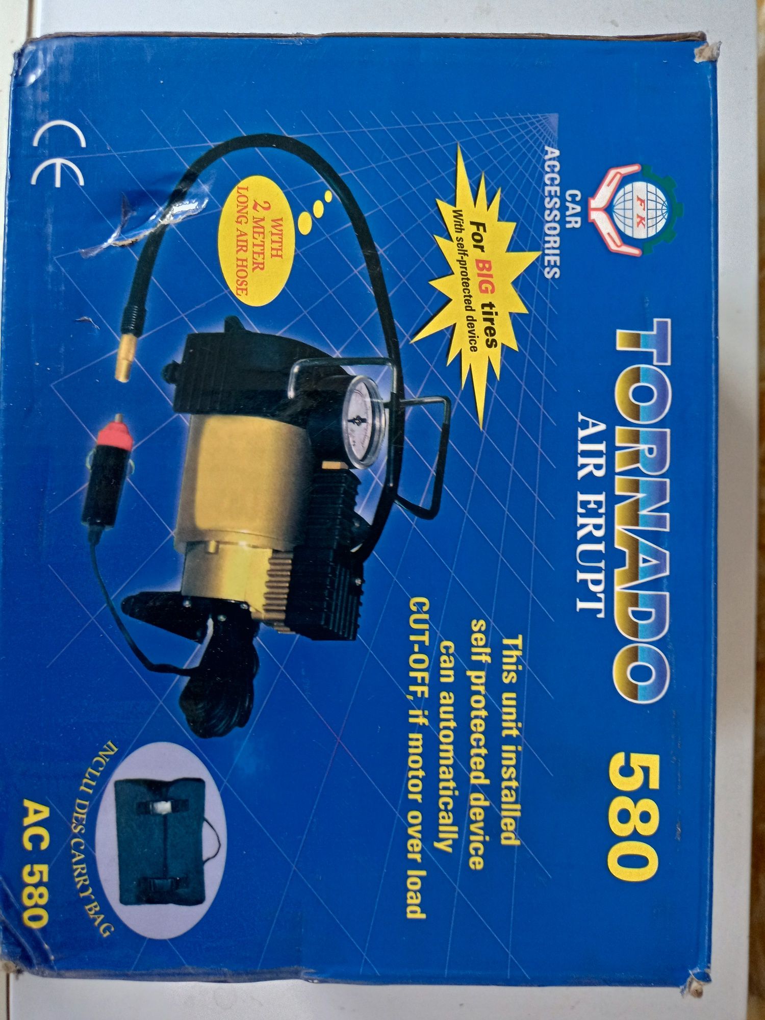 Торнадо АС 580, компрессор для шин