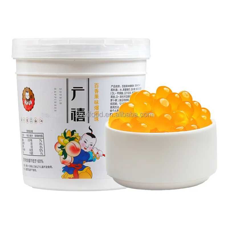 Поппинг боба маракуйя джуз боллы 1.25 кг — для напитков и bubble tea