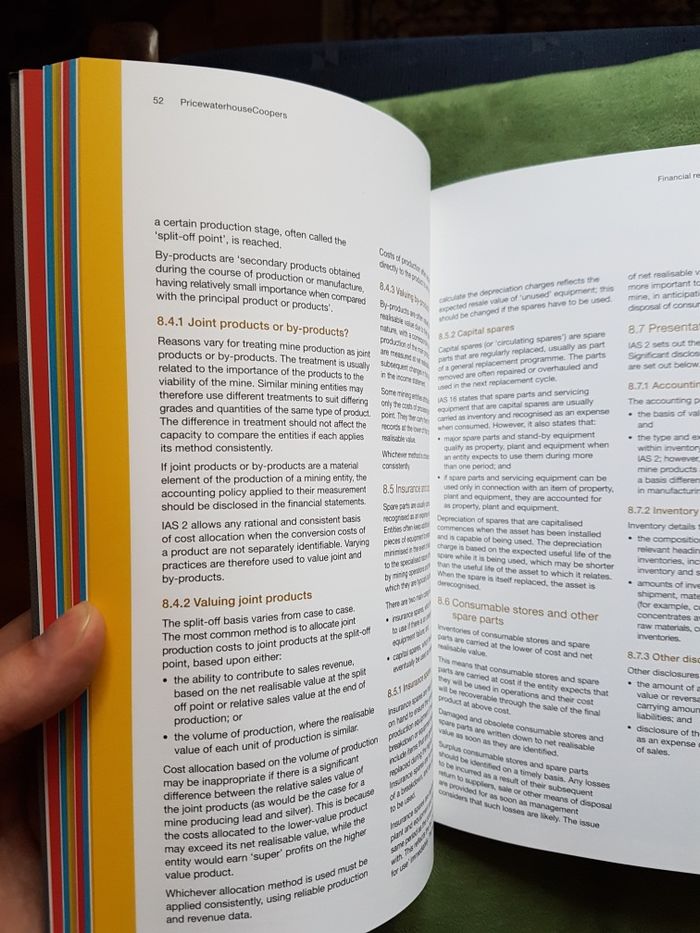книга на английском Financial reporting in mining industry by PwC