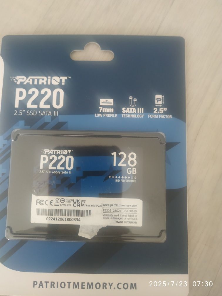 Продам ссд 128 Гб