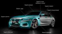 Антигравийное бронирование кузова авто