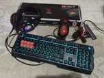 Игровой комплект a4 tech bloody (клавиатура,мышка, наушники)
