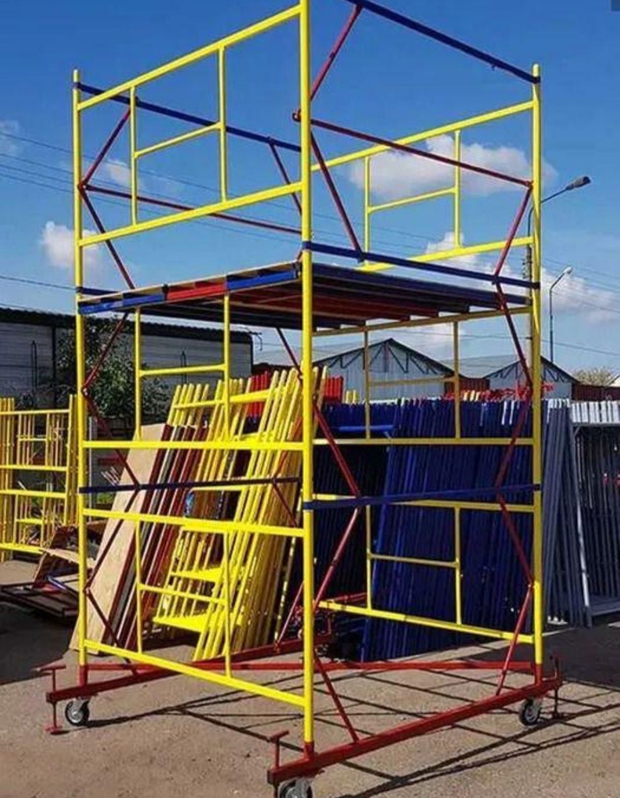 Леса, вышка передвижная