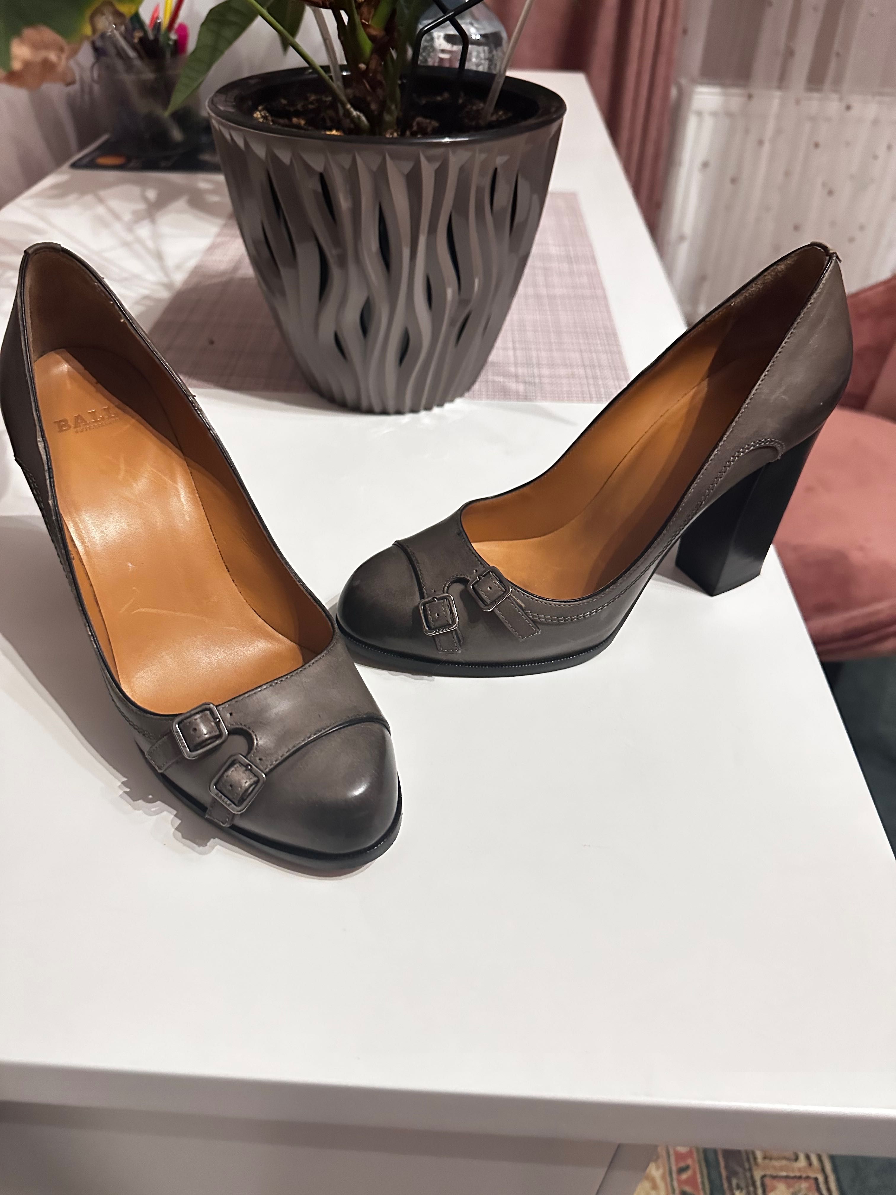 Туфли женские Bally оригинал 36 раз  кабл 6 см идеальное состояние