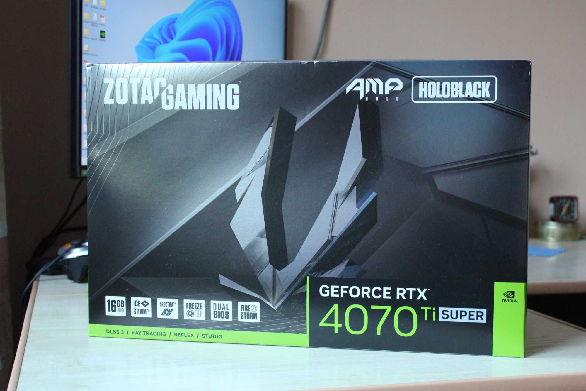 ZOTAC GeForce RTX 4070 Ti Super AMP Holo 16Gb