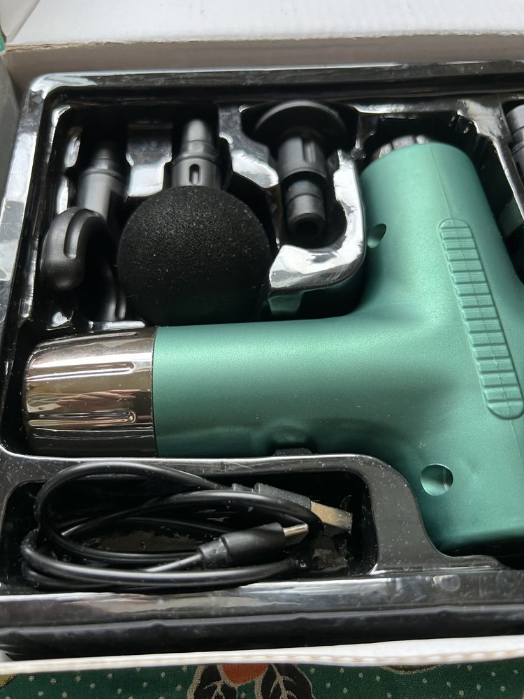 Массежер с насадками FASCIAL GUN JY-711