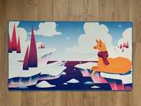 Игровой коврик для мыши MK Frozen Llama 3XL Desk Mat